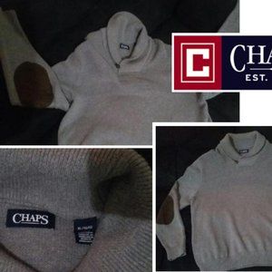 CHAPS, COWL NECK PULLOVER SWEATER, COWL TURTLENECK SWEATER, SHAWL